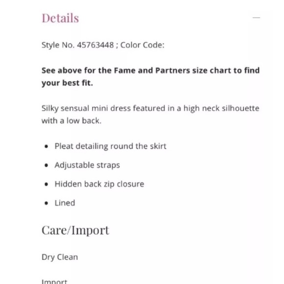 Fame and Partners X Free People Champagne Dress Size 6 - Picture 2 of 2